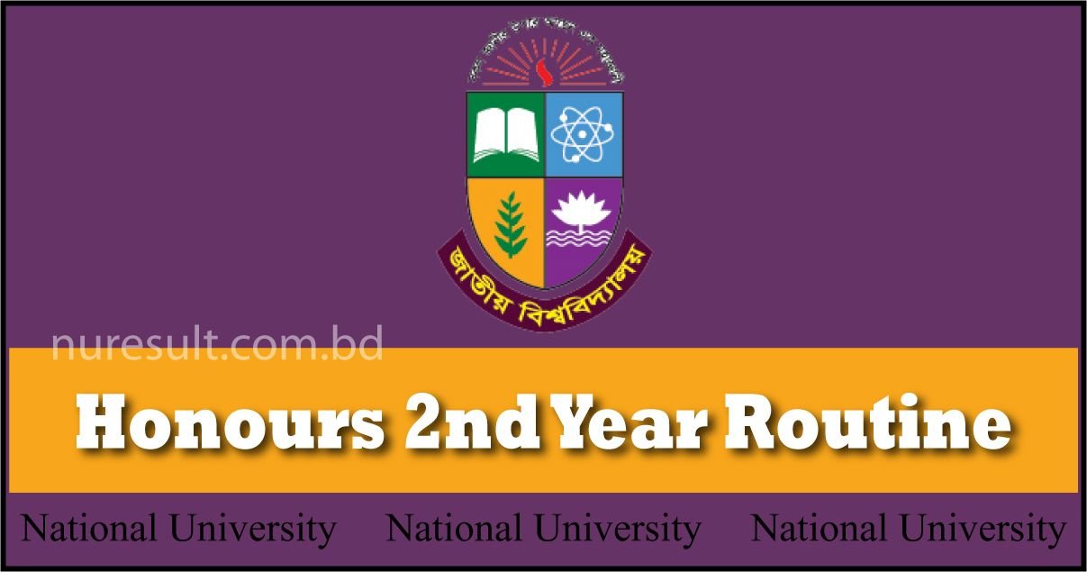 NU Honours 2nd Year Routine