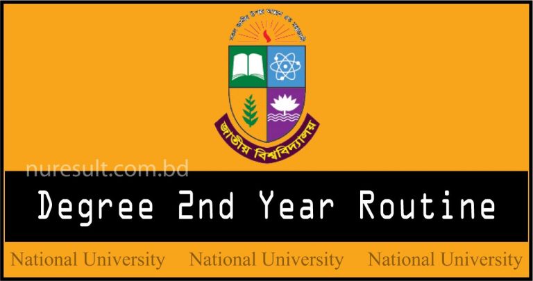 Degree 2nd Year Routine