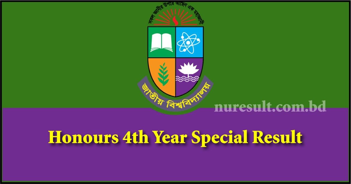 Honours 4th Year Special Result